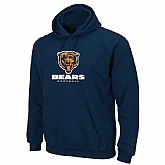 Men's Chicago Bears Critical Victory Pullover Hoodie - Navy Blue,baseball caps,new era cap wholesale,wholesale hats